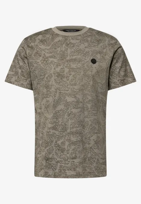 T-shirt à motifs granite beige