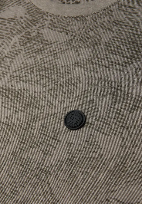 T-shirt à motifs granite beige