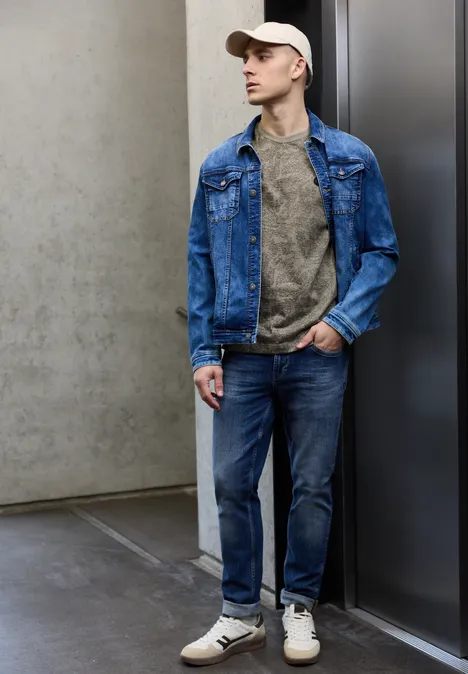 T-shirt à motifs granite beige