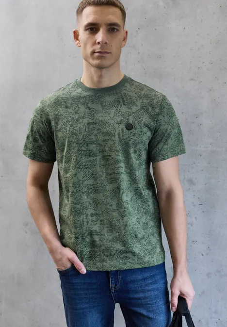 T-shirt à motifs timeless green