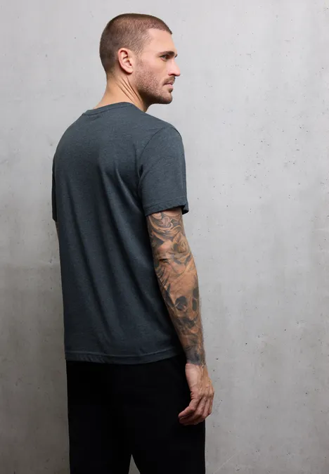 Shirt met gemêleerde look null