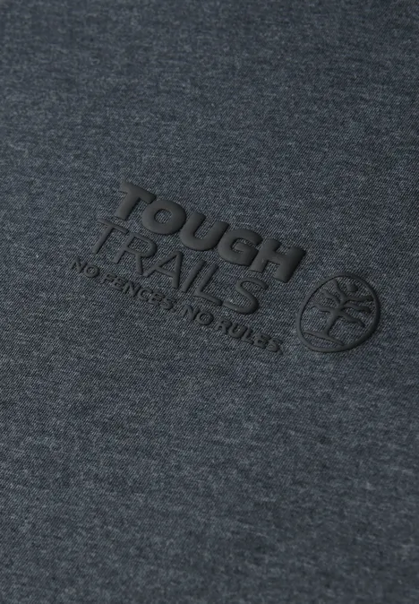 Shirt met gemêleerde look null