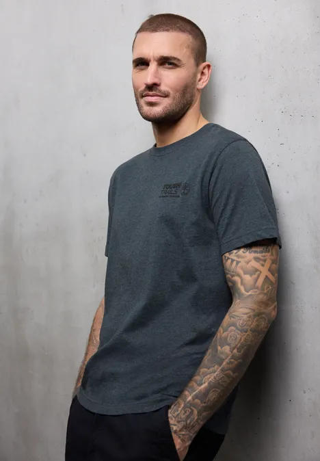 Shirt met gemêleerde look null