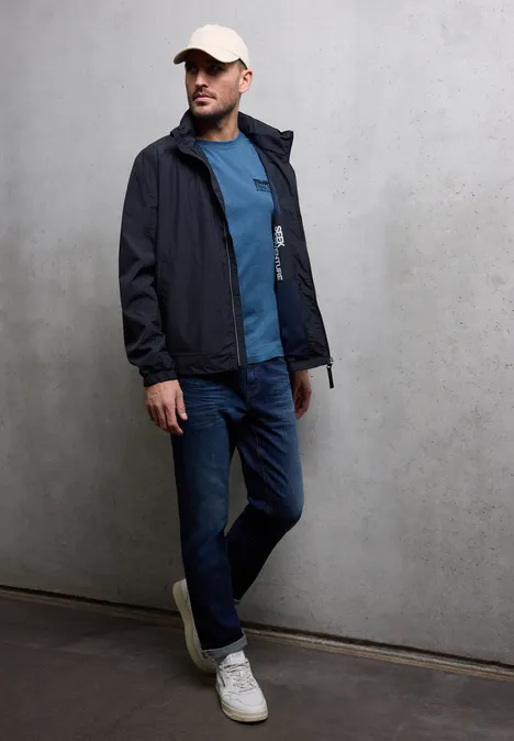 Shirt met gemêleerde look null