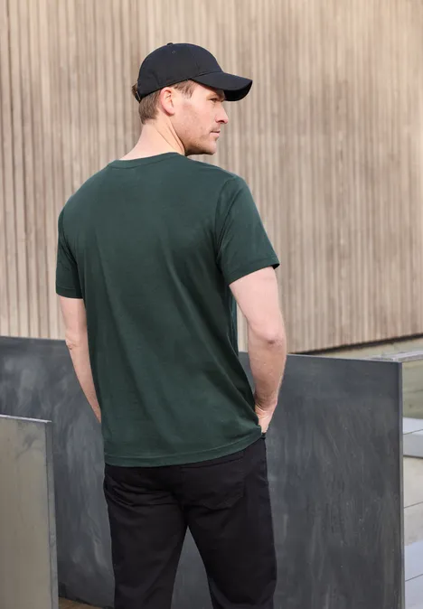 T-Shirt mit Logo-Print sea green