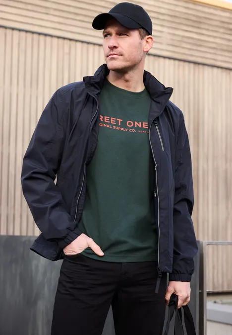 T-Shirt mit Logo-Print sea green