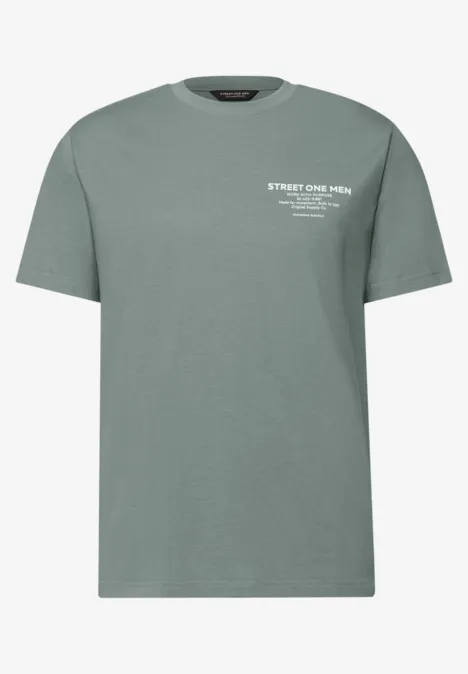 Koszulka z nadrukiem logo dusty mint