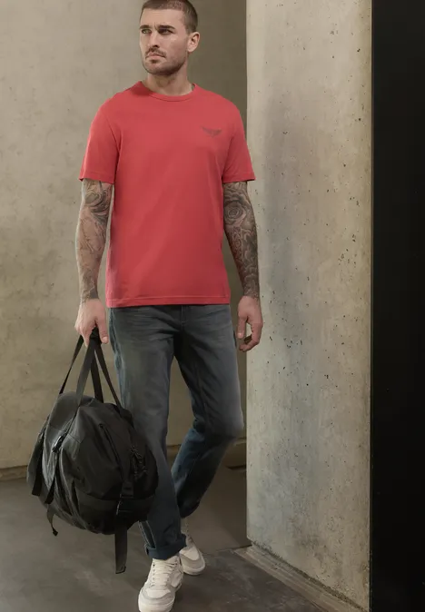 Koszulka z nadrukiem dull coral