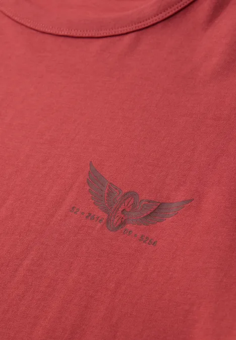 Koszulka z nadrukiem dull coral