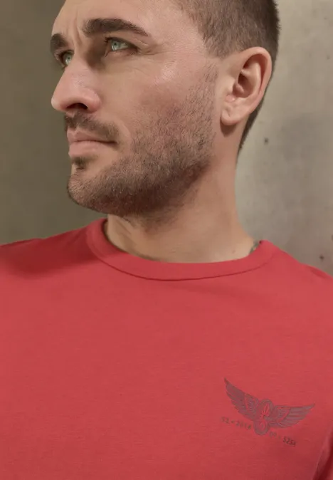 Koszulka z nadrukiem dull coral