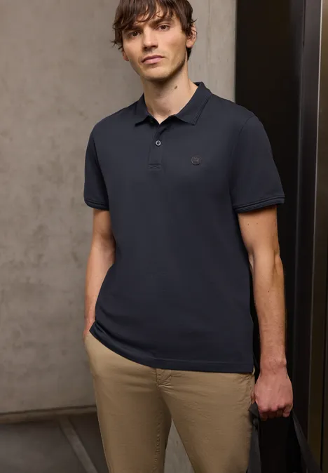 Koszulka Polo Basic dark ink blue