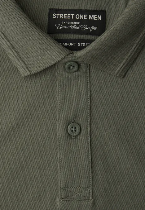 Polo de base rustic green