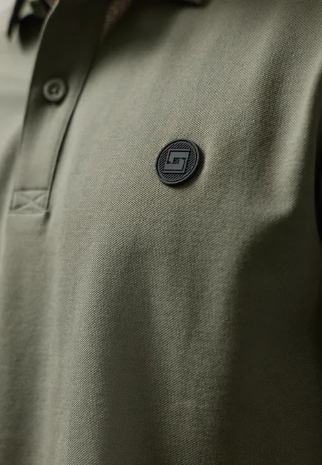 Polo de base rustic green