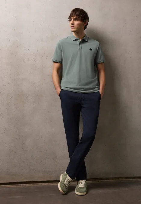 Koszulka Polo Basic dusty mint