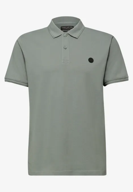 Basic Komfort-Poloshirt dusty mint