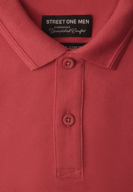 Koszulka Polo Basic dull coral