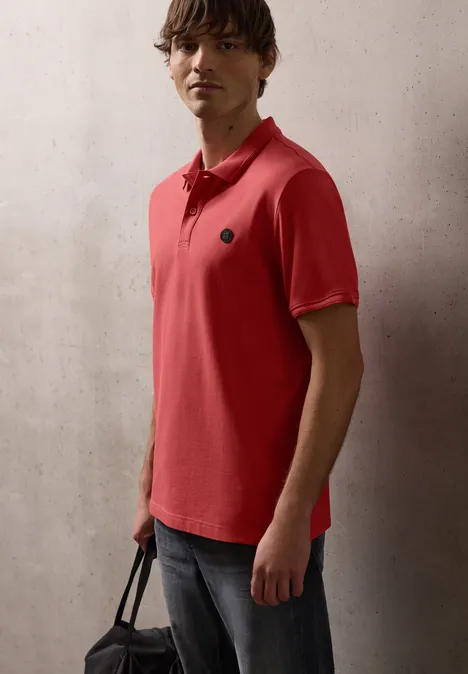 Koszulka Polo Basic dull coral