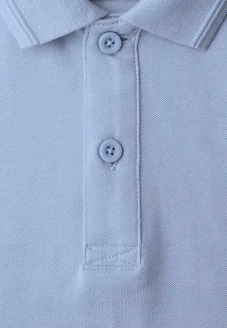 Kurzarm Poloshirt in Stretchqualität beach blue Kurzarm Poloshirt in Stretchqualität beach blue