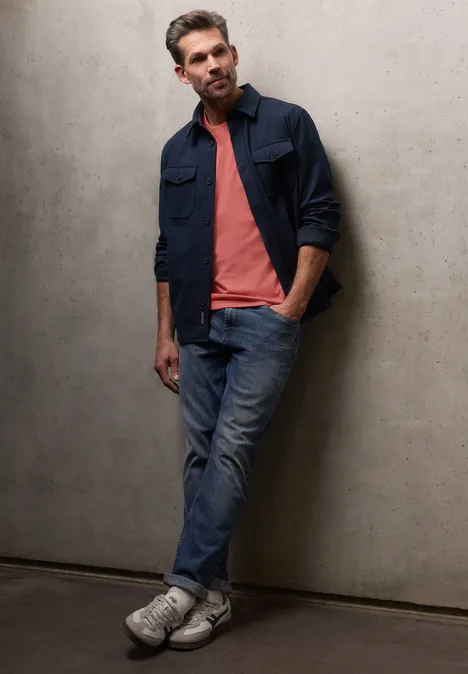 Basic koszulka dull coral