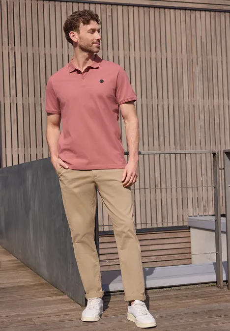 Koszulka polo Basic comfort sunrise red