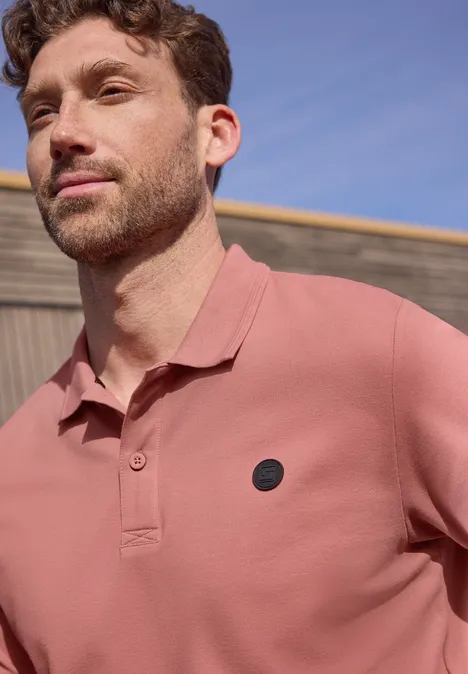 Koszulka polo Basic comfort sunrise red