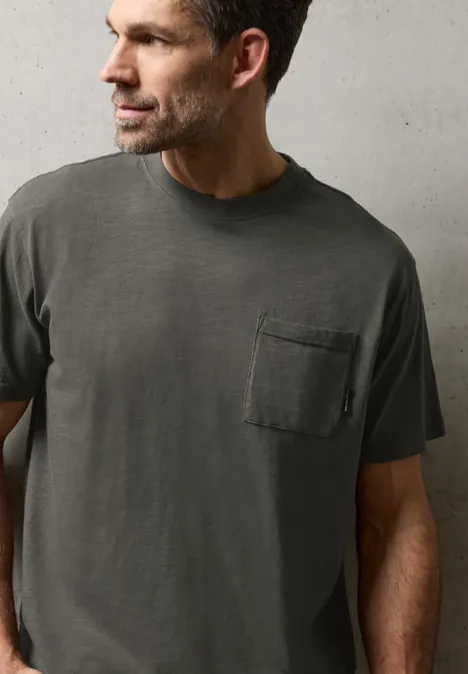 T-shirt délavé oil grey
