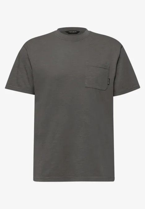 T-shirt délavé oil grey