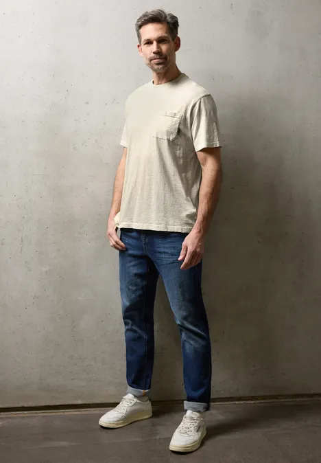 T-shirt délavé white sand