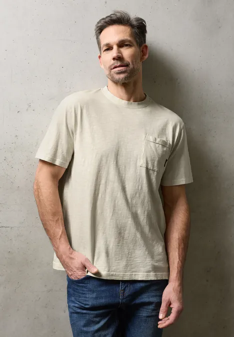 T-shirt délavé white sand