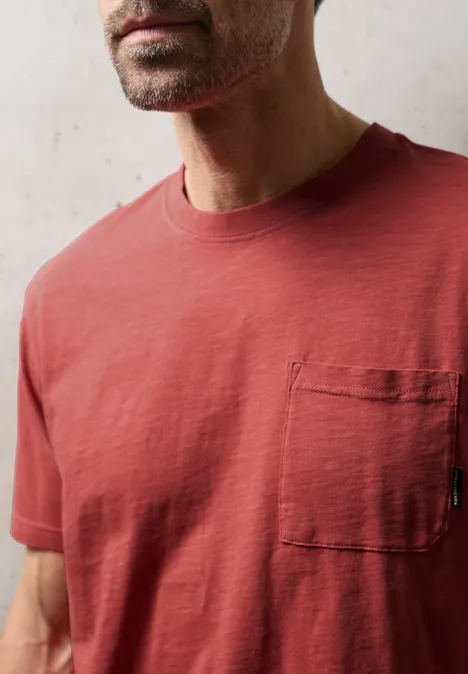 T-shirt délavé dull coral