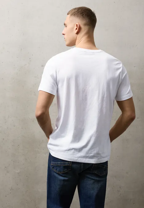 T-shirt avec chestprint bright white