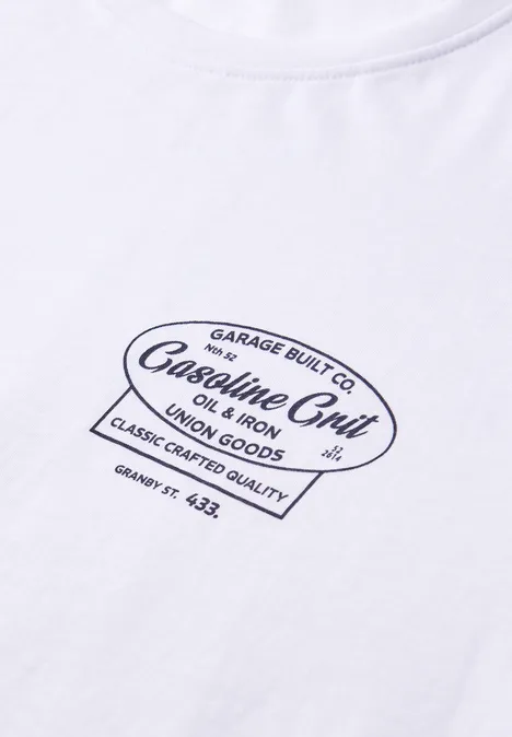 T-shirt avec chestprint bright white