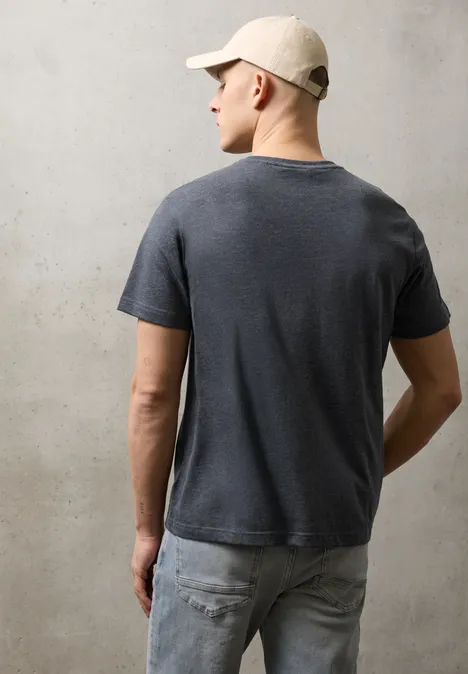 T-shirt avec chestprint dark ink blue