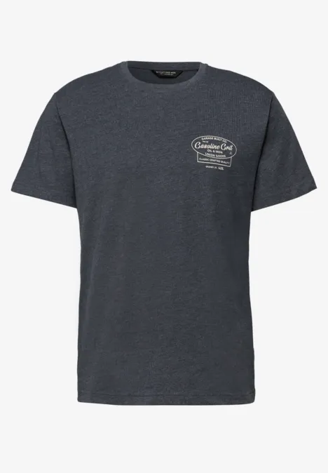 T-shirt avec chestprint dark ink blue