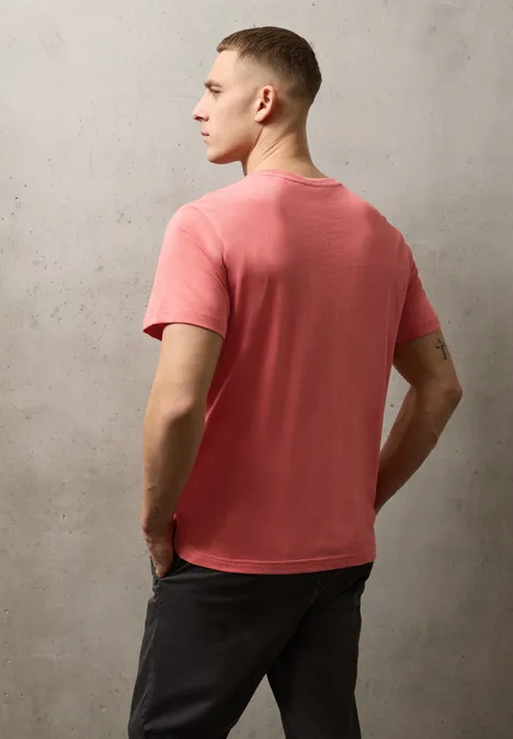 T-shirt avec chestprint dull coral