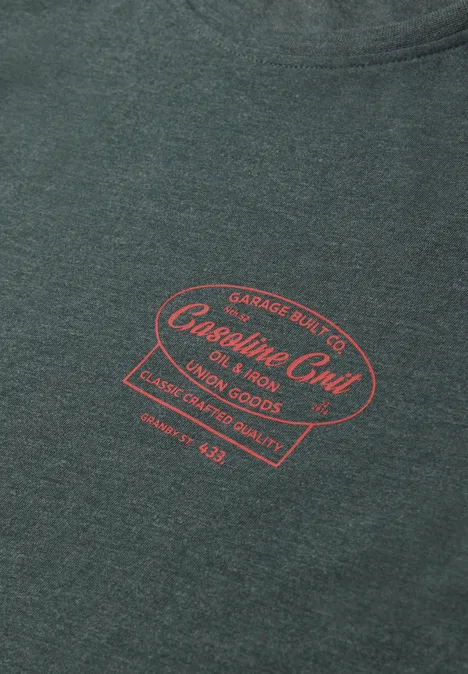 T-shirt avec chestprint sea green