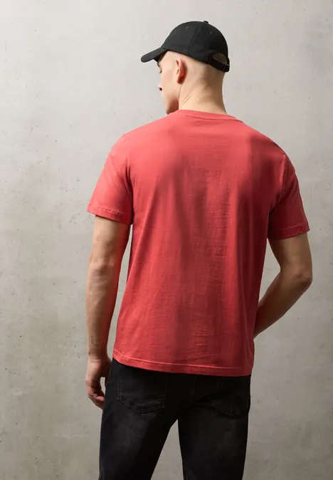 T-shirt avec impression sur le devant dull coral