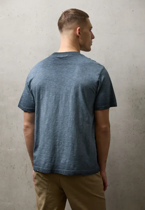 T-shirt Garment Dye dark ink blue