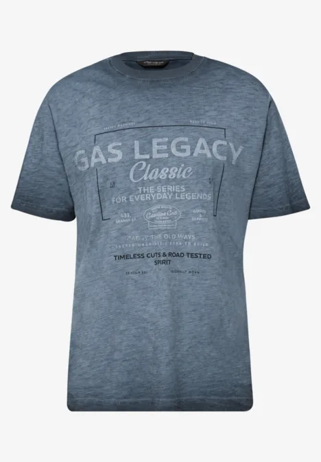 T-shirt Garment Dye dark ink blue