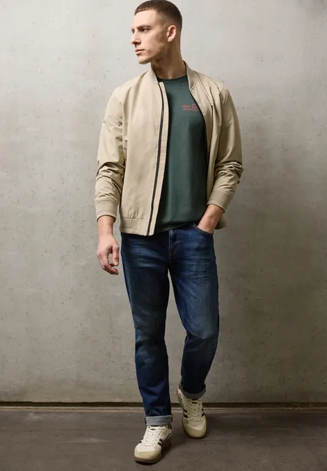 T-shirt avec backprint sea green