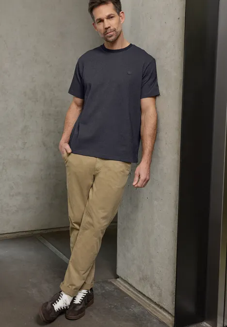 T-shirt structuré dark ink blue