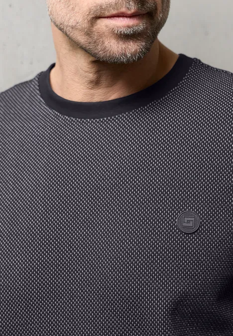 T-shirt structuré dark ink blue