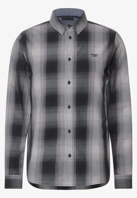 Geruit overhemd Black