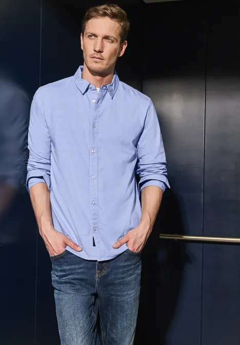 Oxford overhemd shirt blue
