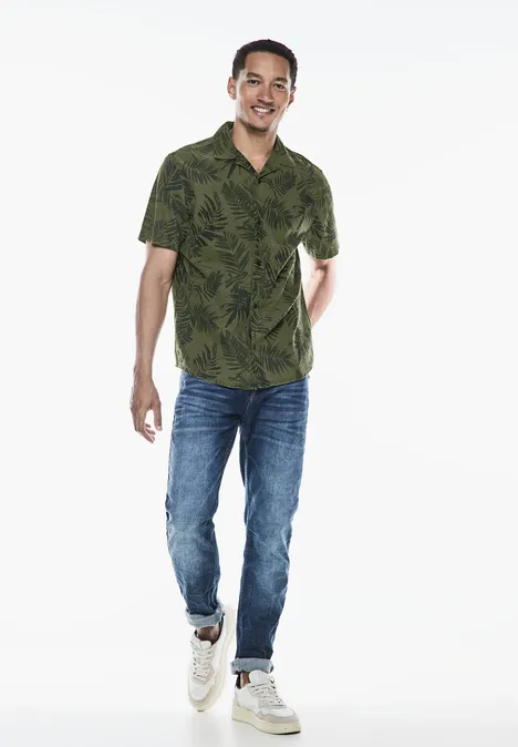 Chemise avec imprimé Resort herbal green