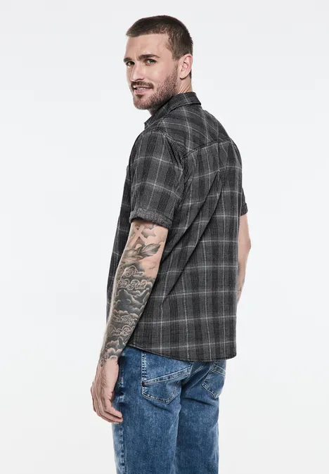 Chemise à carreaux Black