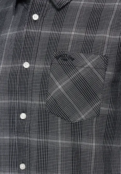 Chemise à carreaux Black