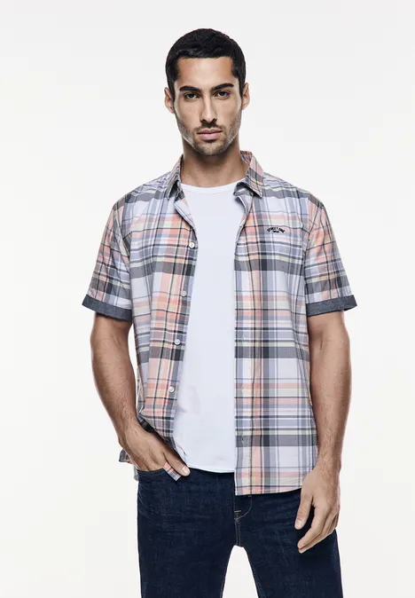 Chemise à carreaux summer red