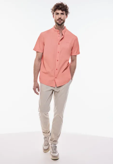Chemise en popeline summer red