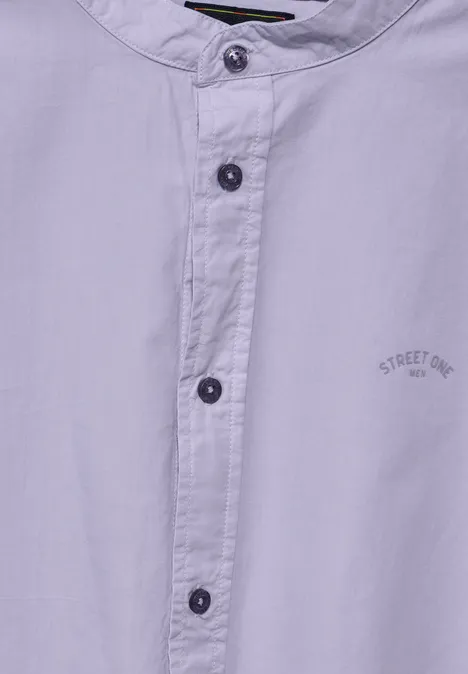 Chemise en popeline pale purple